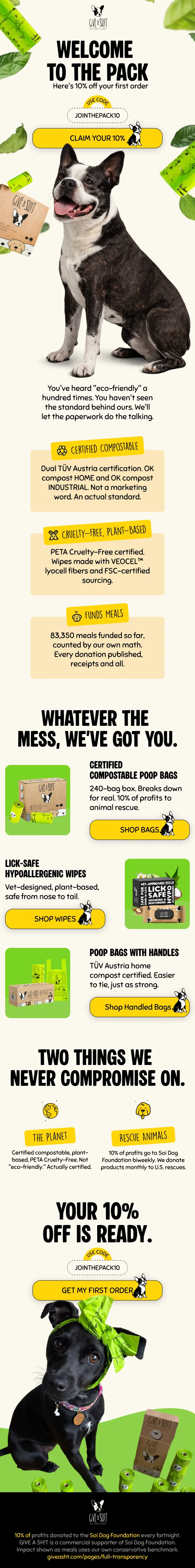 Give a Shit — Welcome to the pack